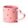 Taza de Porcena con Asa en Forma de Corazón Corazones Amore