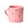 Taza de Porcena con Asa en Forma de Corazón Corazones Amore