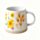 Taza de Gres con Flores Silvestres 