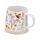 Taza de Gres Jan Pashley Alas y Flores Silvestres
