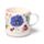 Taza de Porcelana y Posavasos Abejas y Néctar