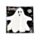 Paquete de 12 servilletas de Papel  Halloween Fantasma