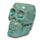 Quemador de Aceite Mini de Cerámica Calavera