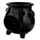 Quemador de Aceite de Cerámica Cuenco Negro Grande