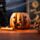 Quemador de Aceite de Cerámica con Forma de Calabaza