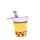 Estuche de Tela Boba Té con Burbujas Foodiemals