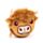 Mini Monedero Vaca Escocesa Highland Coo
