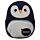 Mochila de Peluche Pingüino Animales Adorables Adoramals