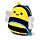 Mochila de Peluche Bobby La Abeja Animales Adorables Adoramals 