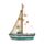 Barco de Vela con Conchas Marinas
