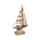 Barco de Vela con Conchas y Luz LED