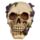 Figura Calavera Calavera y Rosas Moradas