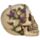 Figura Calavera Calavera y Rosas Moradas