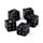Juego de Dados Negros con Calaveras Pack de 5
