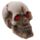 Figura Calavera Calavera Decorativa con Ojos Rojos