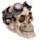 Figura Calavera Calavera Decorativa con Engranajes y Anteojos