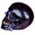Figura Calavera Calavera Iridiscente Pequeña