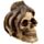 Figura Calavera Calavera Decorativa con Pulpo de Bronce