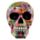 Figura Calavera Calavera Decorativa Efecto Mármol Arcoíris