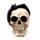 Figura Calavera Horripilante Calavera con Murciélago