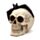 Figura Calavera Horripilante Calavera con Murciélago