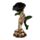Figura Calavera Mano de Equeleto Sujetando una Rosa Negra