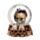 Bola de Cristal Calavera Horripilante con Animales