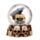 Bola de Cristal Calavera Horripilante con Animales