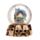 Bola de Cristal Calavera Horripilante con Animales
