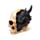Figura Calavera Sombras de Tinieblas Cráneo de Dragón Negro Pequeño
