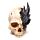 Figura Calavera Sombras de Tinieblas Cráneo de Dragón Negro Grande