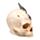 Figura Calavera Sombras de Tinieblas Cráneo de Dragón Negro Grande