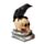 Figura de Cuervo Sobre Calavera y Libros