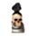Figura de Cuervo Sobre Calavera y Libros