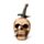 Figura Calavera Horripilante con Espada Atravesando el Cráneo