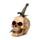 Figura Calavera Horripilante con Espada Atravesando el Cráneo