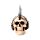 Figura Calavera Punk con Cadenas y Cuchillas Mohicano 