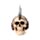 Figura Calavera Punk con Cadenas y Cuchillas Mohicano 