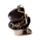 Figura Calavera con Máscara de Gas y Sombrero de Copa