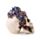 Figura Calavera con Flores de Parra Moradas 