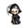 Set de 3 Figuras Mini Parca de la Muerte con Guadaña