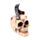Figura Calavera con Martillos y Clavos