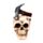 Figura Calavera con Martillos y Clavos