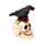 Figura Calavera con Cuervo y Rosas Rojas
