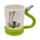 Taza de Cerámica Jardín Asa con Forma de Manguera