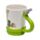 Taza de Cerámica Jardín Asa con Forma de Manguera