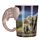 Taza de Cerámica Asa con Forma de Cabeza de Elefante