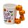 Taza de Cerámica Asa con forma de Calabazas Spooky Espeluznante