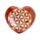 Quemador de Incienso Chakra Corazón Flor de la Vida Esteatita Tallado