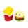 Set de Salero y Pimentero Hammy La Hamburguesa y Patatas Fritas Foodiemals